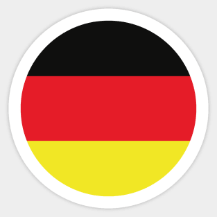 Wear Your German Pride: Bold Black, Red & Gold Flag Enamel Pin Sticker